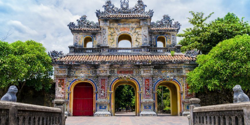 die königliche Zitadelle in Huế