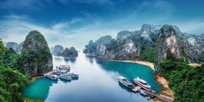 Halong-Bucht in Vietnam
